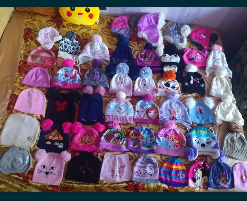 Шапка. шарф .перчатки .рукавички на девочку щенячий патруль .пеппа.пон