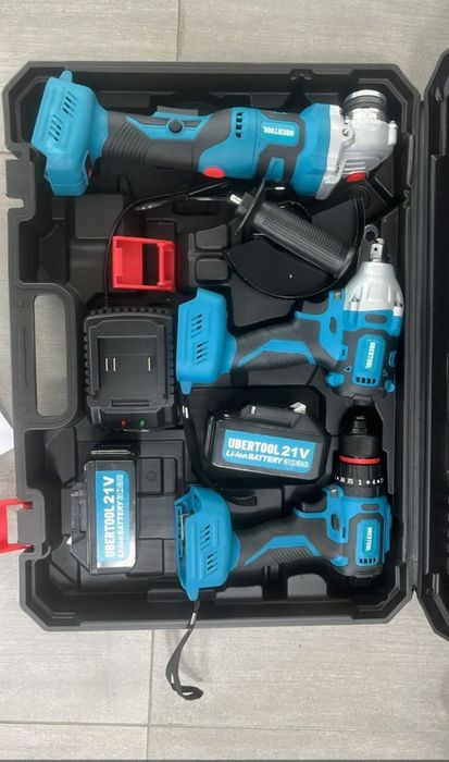 Ubertool  zestaw szlifierka   wkrętarka plus klucz udarowy xx