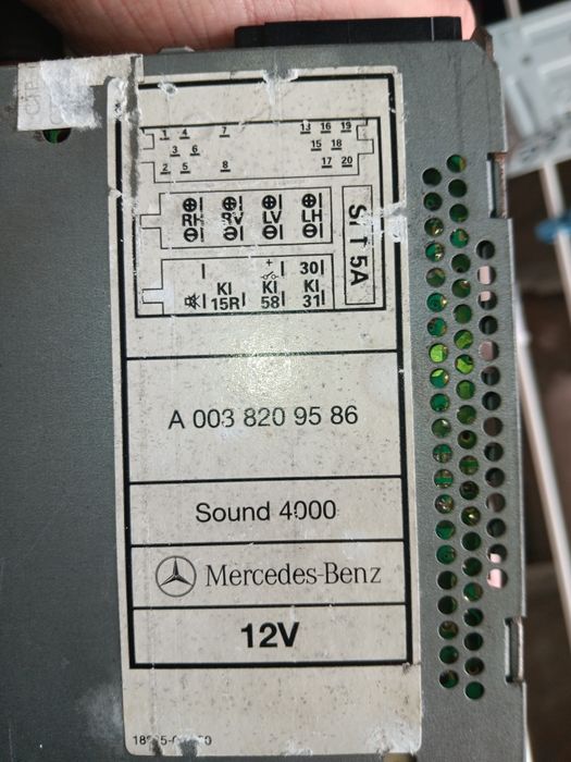 Radio mercedes benz sound 4000