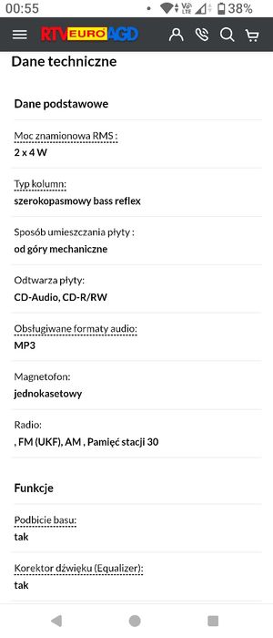 Mini wieża Sony CMT-EH10
