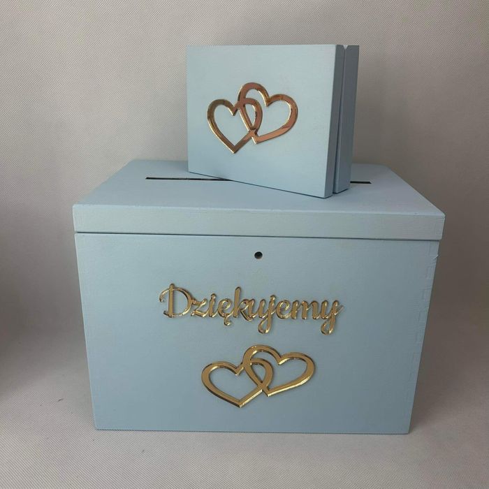 Błękitny zestaw ślubny