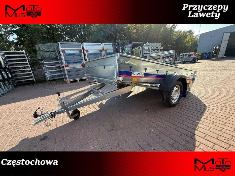 Niewiadów Przyczepa Niewiadów N426u 260X138x35cm 1 Oś 750Kg Burty