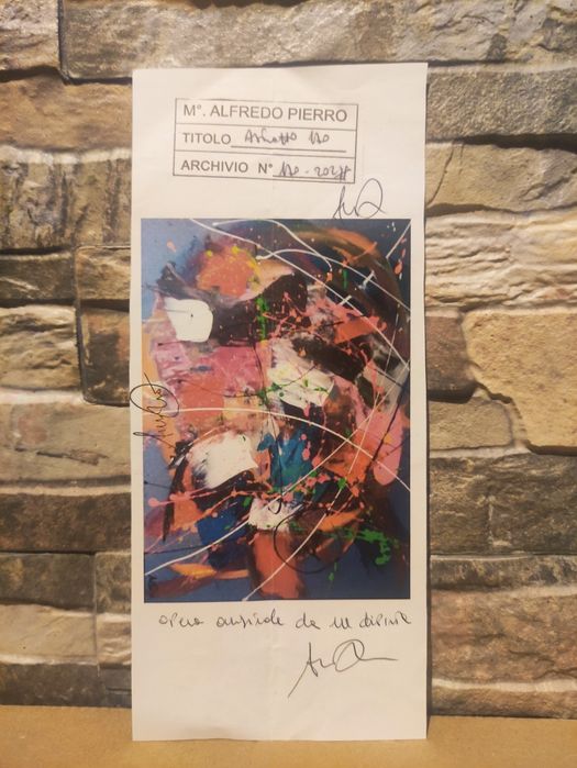 Alfredo Pierro - pintura a acrílico sobre tela