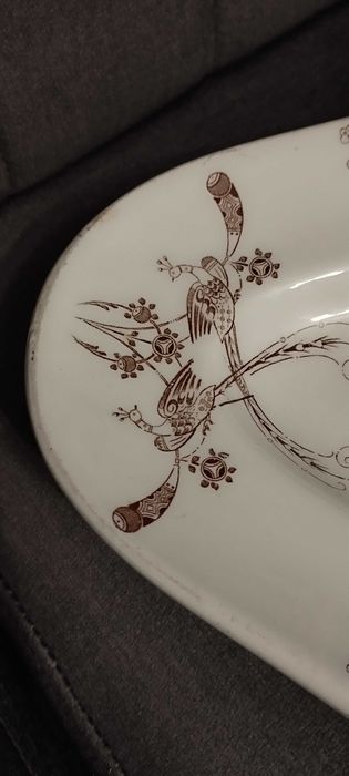 Rzadki półmisek porcelanowy Kuzniecowa 1891–1917