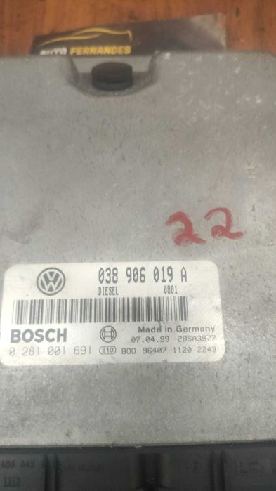 Centralina VW Polo, Passat, Golf 4, Bora, Audi A4,  Várias Referências