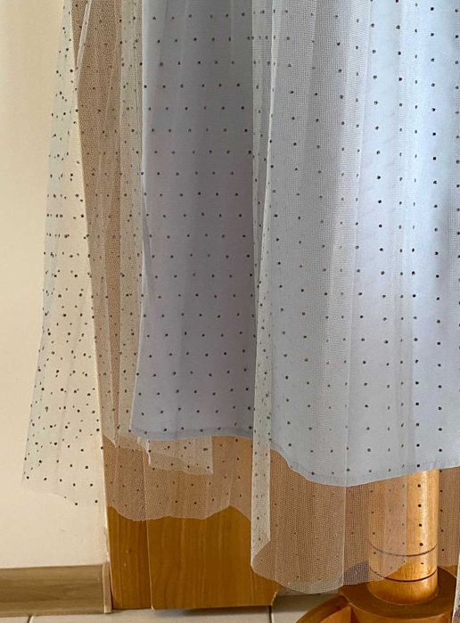 Spódnica plisowana tiul długa lato H&M roz.46