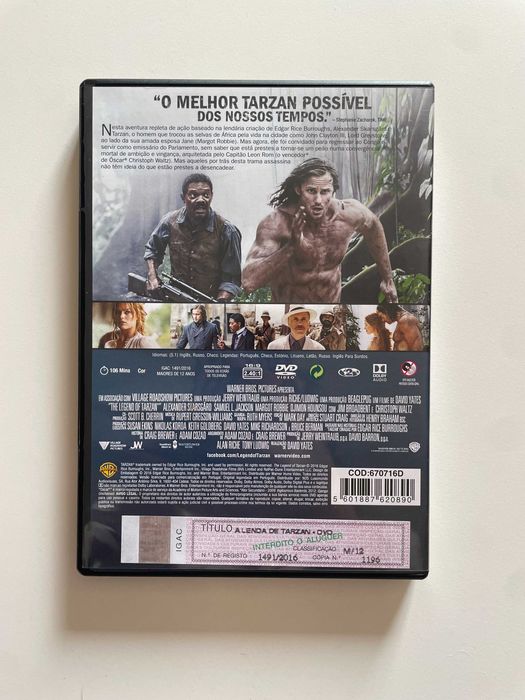 A Lenda de Tarzan [2016 DVD]
