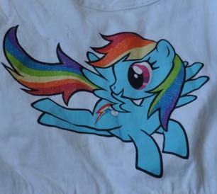 My Little Pony, Rainbow dash sukienka z tiulem 98 104  BROKAT