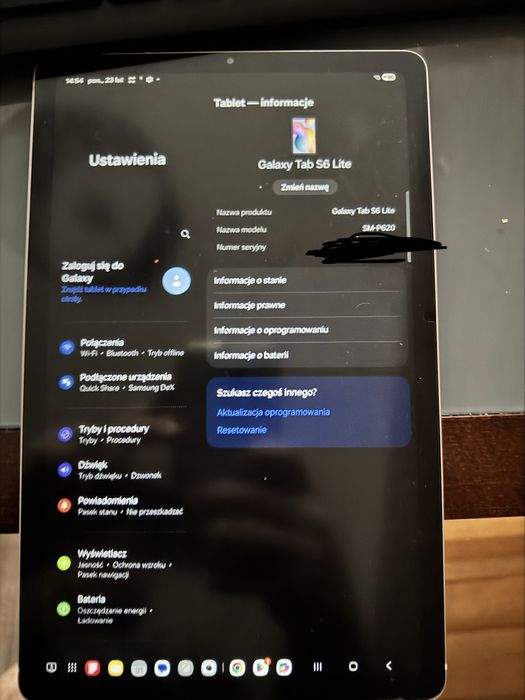 Galaxy S6 tab z rysikiem i etui