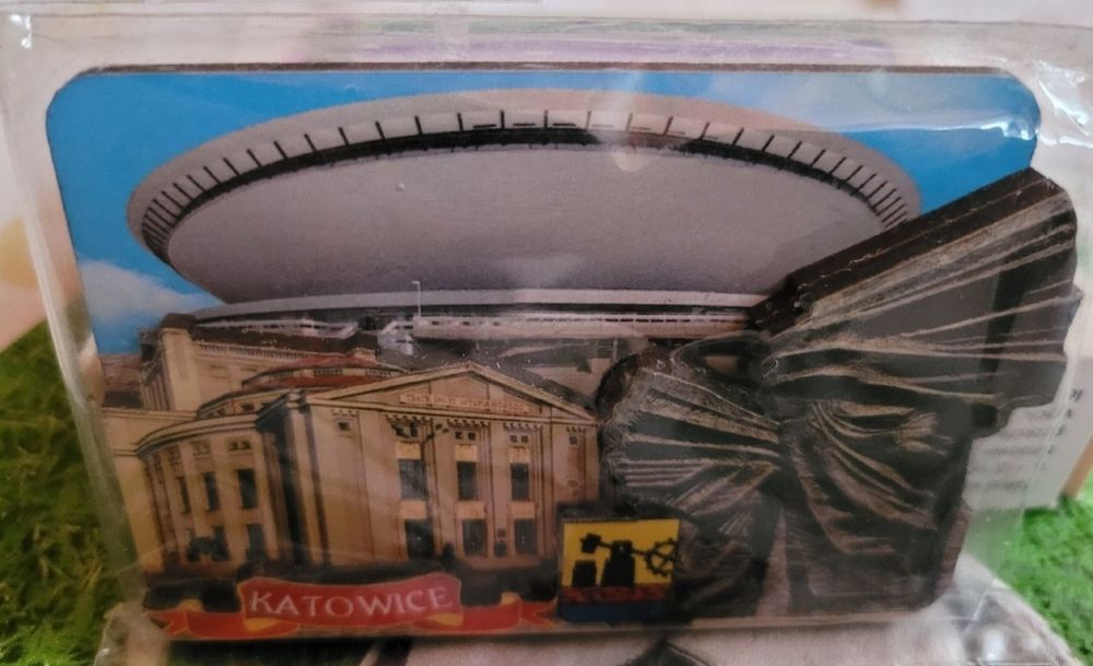 Magnes na lodówkę kontur Katowice