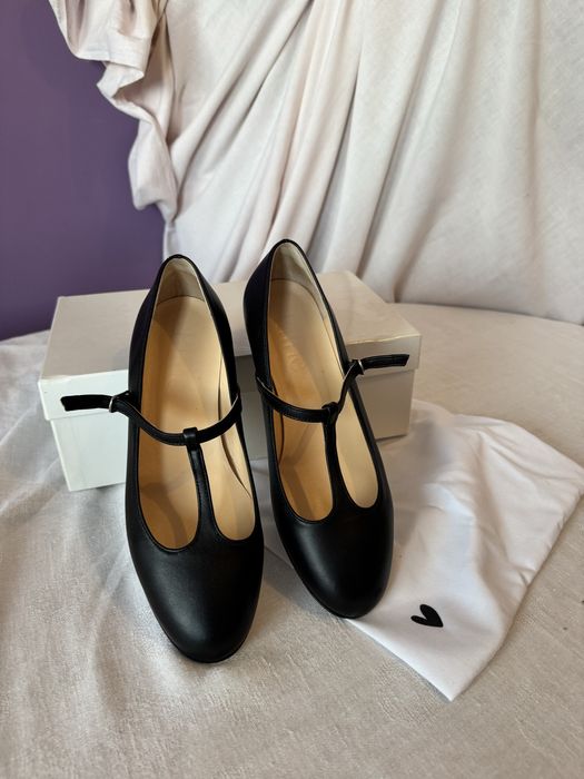 Балетки Riihé, чорні, розмір 36