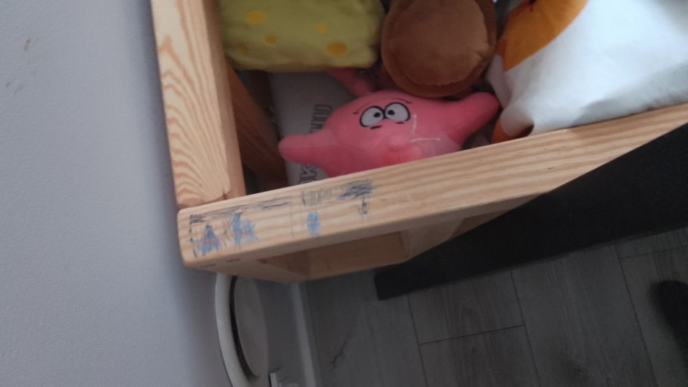 łóżko domek drewniane