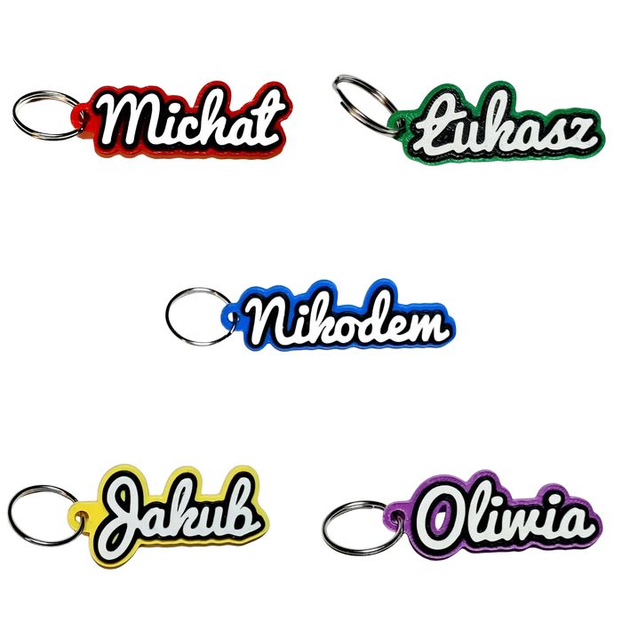 Breloczek z WYBRANYM imieniem