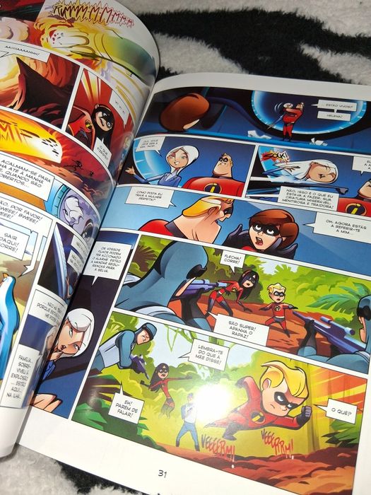 Livro Banda Desenhada The Incredibles