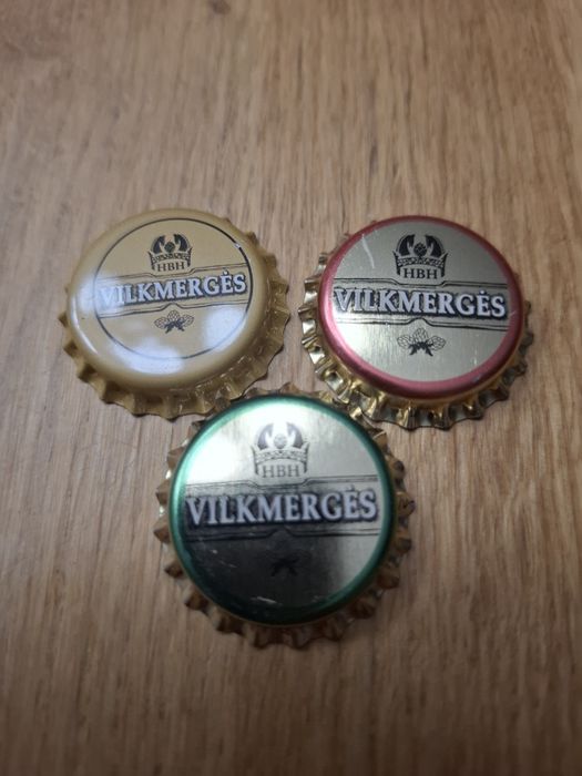 Zestaw kapsle od piwa Łomża  export