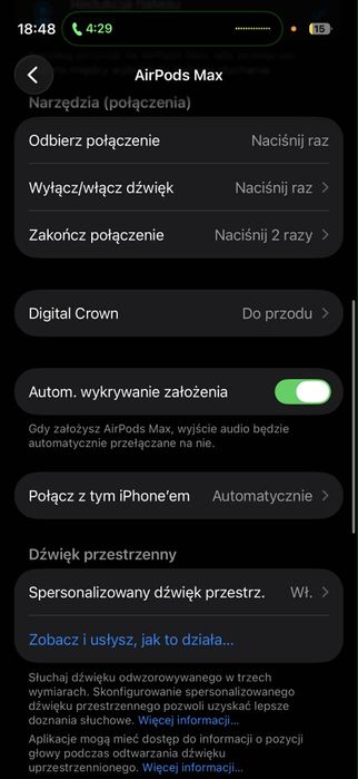 słuchawki Apple  Airpods max
