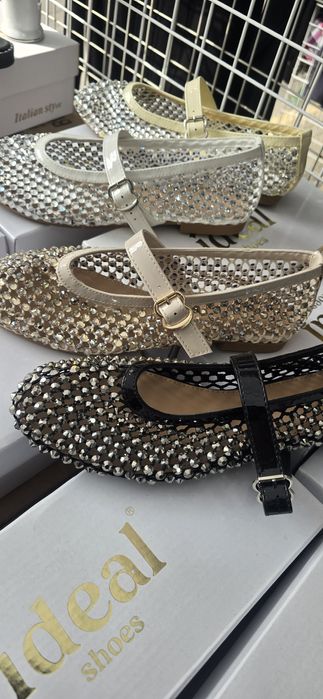 Балетки  Балерина в стразах 36-41