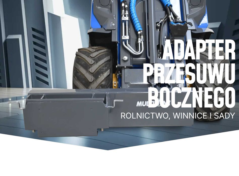 Wypożycz MultiOne z kosiarką bijakową–przesuw boczny 60 cm, obrót 360°