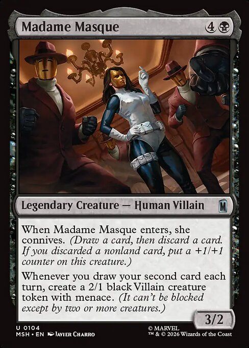 Karta Magic The Gathering Madame Masque MSH 104