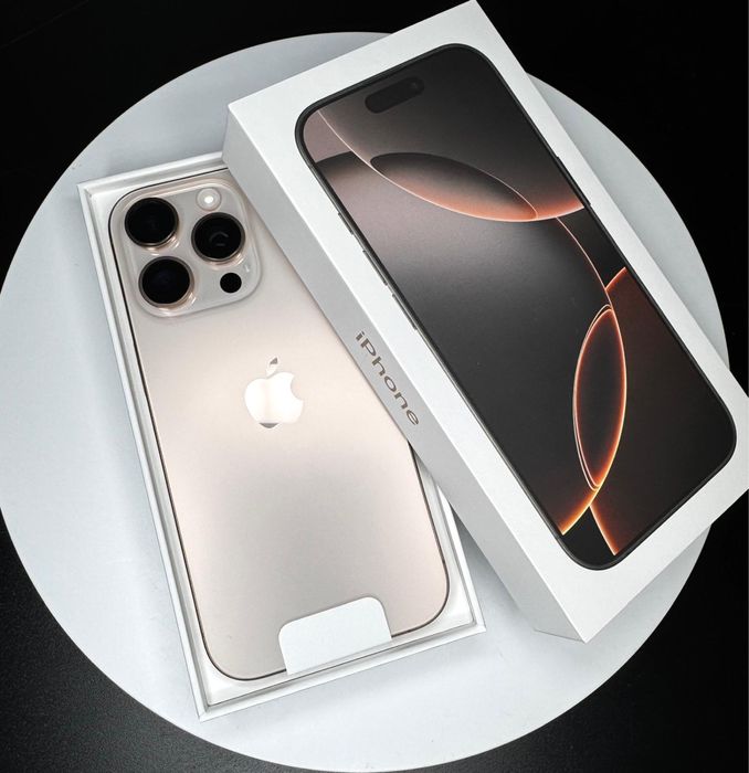 Apple iphone 16 PRO 256gb Gold ESIM OPEN BOX bat 100% gw apple