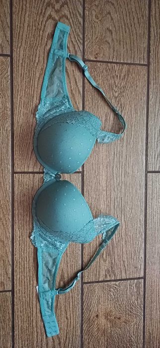 Zielony# miętowy biustonosz Sylvie Meis r. 80 B push up