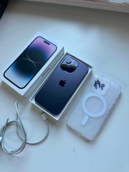 Apple iPhone 14 Pro 6 GB / 128 GB 5G fioletowy GWARANCJA / JAK NOWY