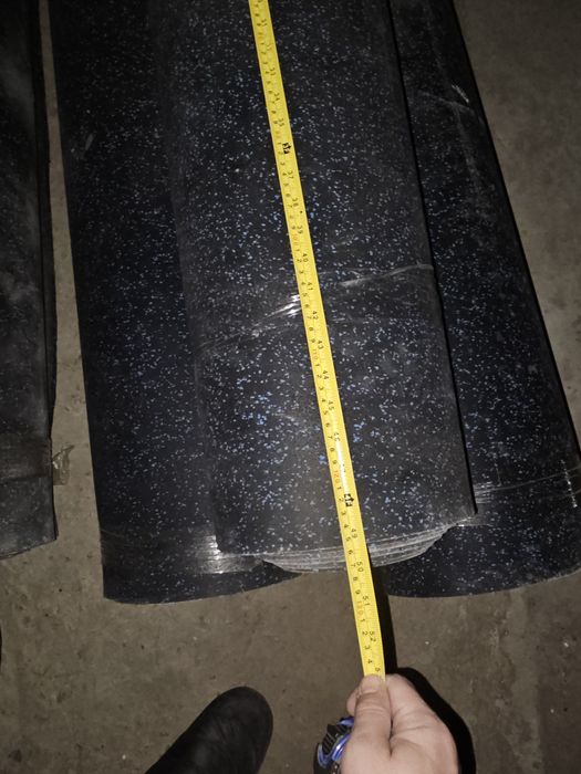 Резинове рулонне покриття EWMET 6мм 10мм для тренажерних фітнес залів