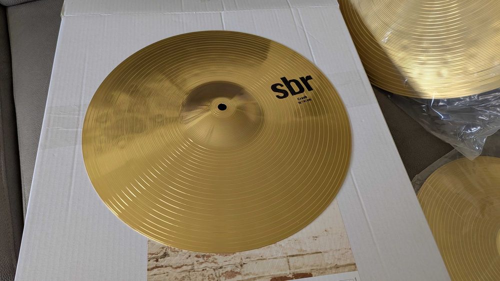 Kit de pratos de bateria Sabian SBR (COMO NOVO)