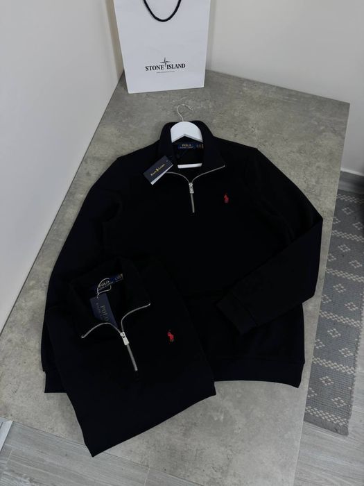 ‼️НОВИНКА‼️Мужская кофта зип свитшот 1/3 поло Polo Ralph Lauren