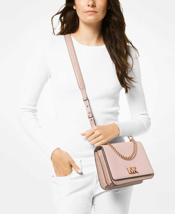MICHAEL KORS torebka listonoszka MOTT skórzana