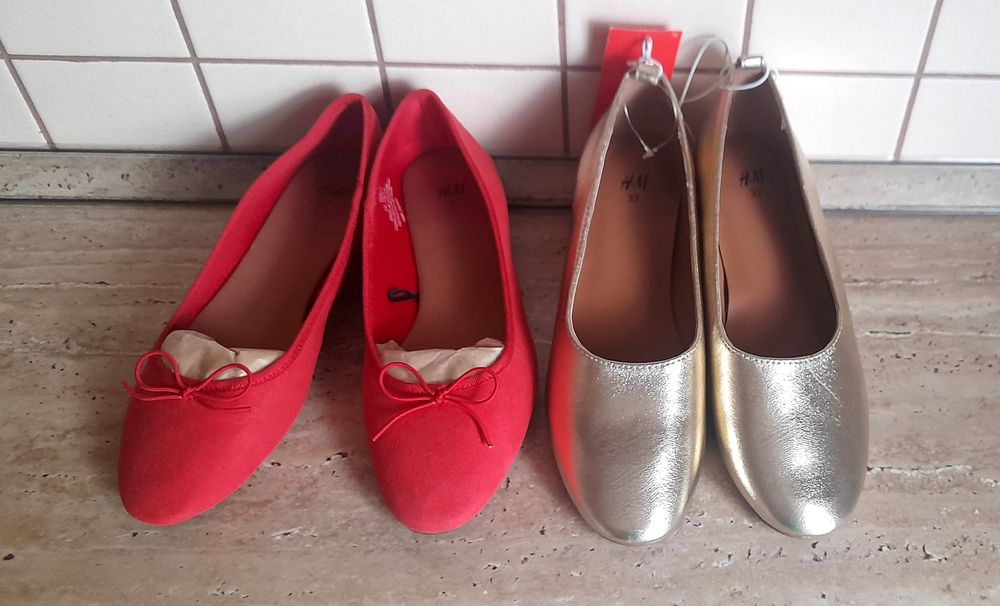 Wiosenne baleriny nowe H&M r. 37