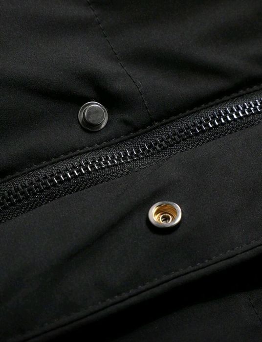 Casaco Masculino Acolchoado Inverno com Capuz – Parka Casual Novo