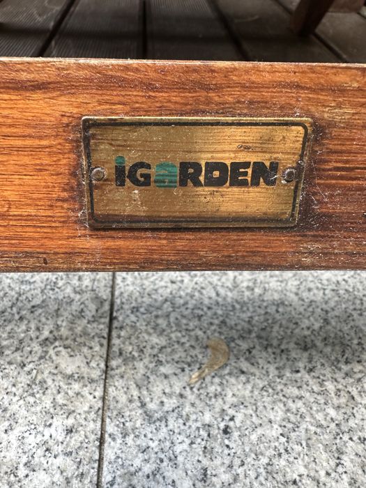 iGarden - Zestaw mebli ogrodowych teak