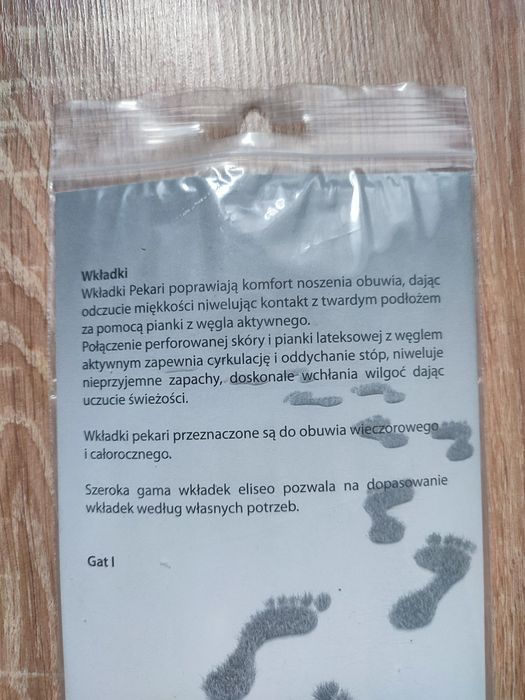 Wkładki Pekari Excellent do butów r. 42