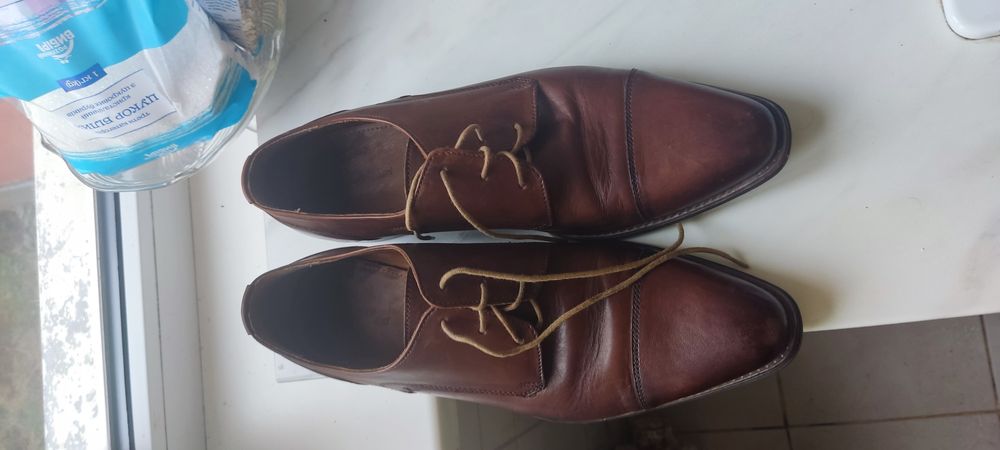 Туфли кожаные новые 43-43.5 размер