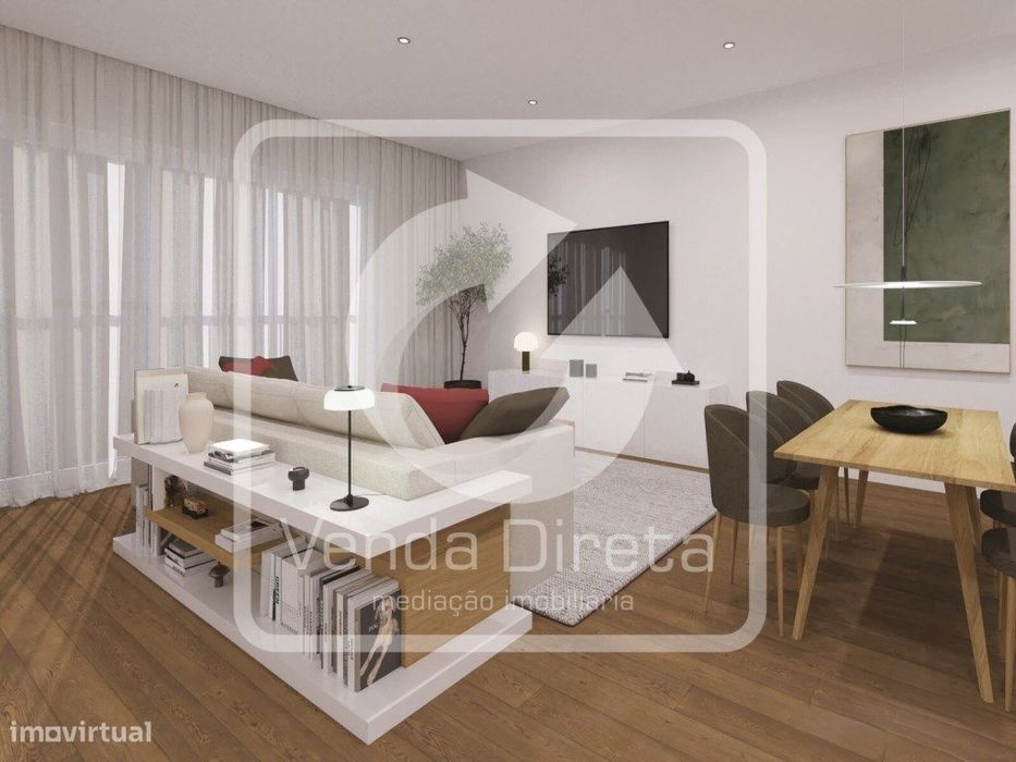 Apartamento T3 Novo com 157,15 m² | Varandas, Parqueamento e Excele...