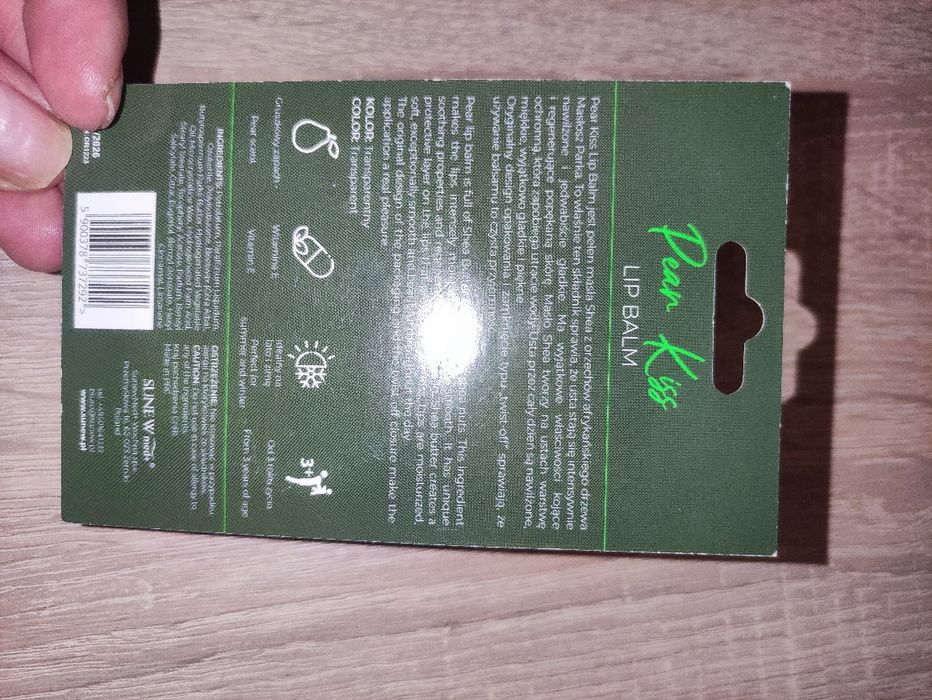 Sunew med Pear kiss Lip Balm – balsam do ust o zapachu gruszki