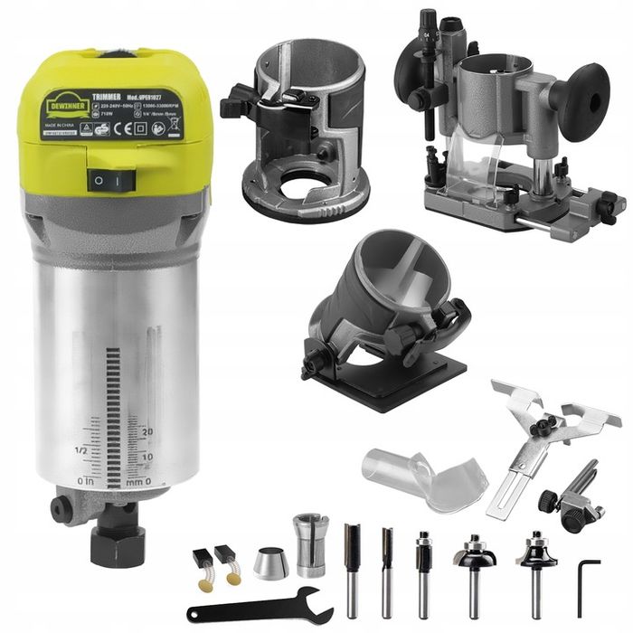 Frezarka Górnowrzecionowa Dewinner 3baza 710w 5 El Metalowy Korpus