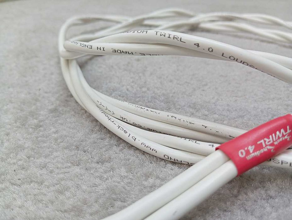 kable głośnikowe Black Rhodium TWIRL 4.0 2x2,5m