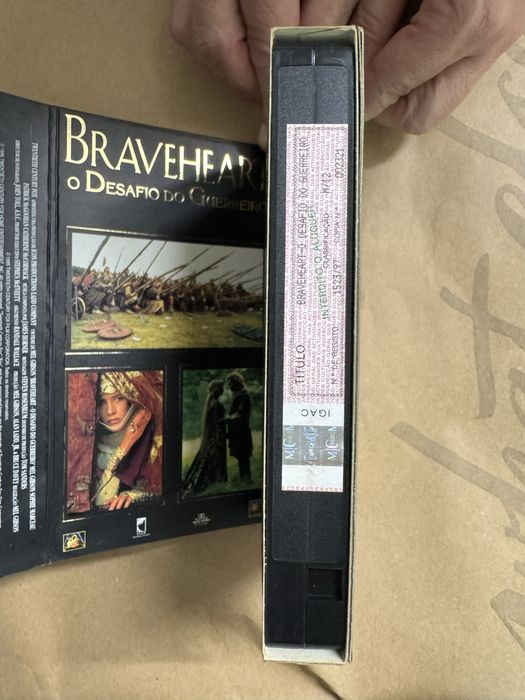 Filme Braveheart em VHS