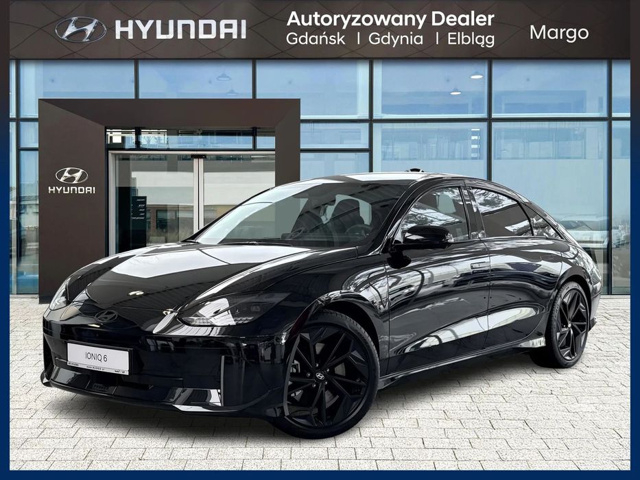 Hyundai IONIQ 6 Czarne felgi / tylny napęd / Carplay / Kamery / Hyundai Margo