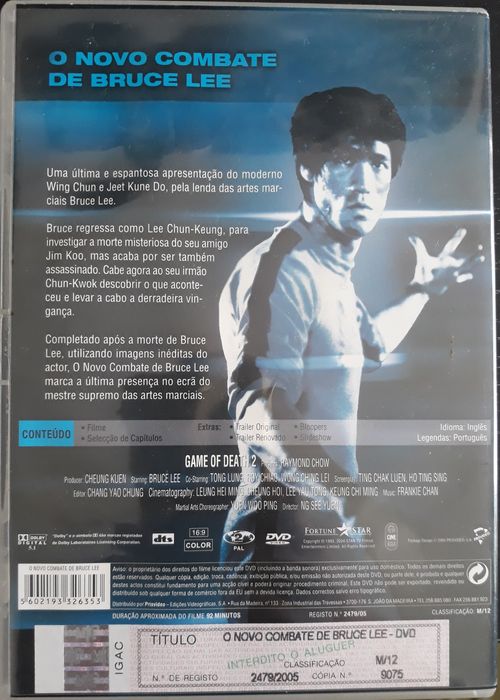DVD O Novo Combate De Bruce Lee