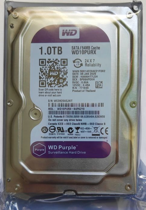 wd purple 1tb - купити комплектуючі для ПК - Ціна на OLX.ua