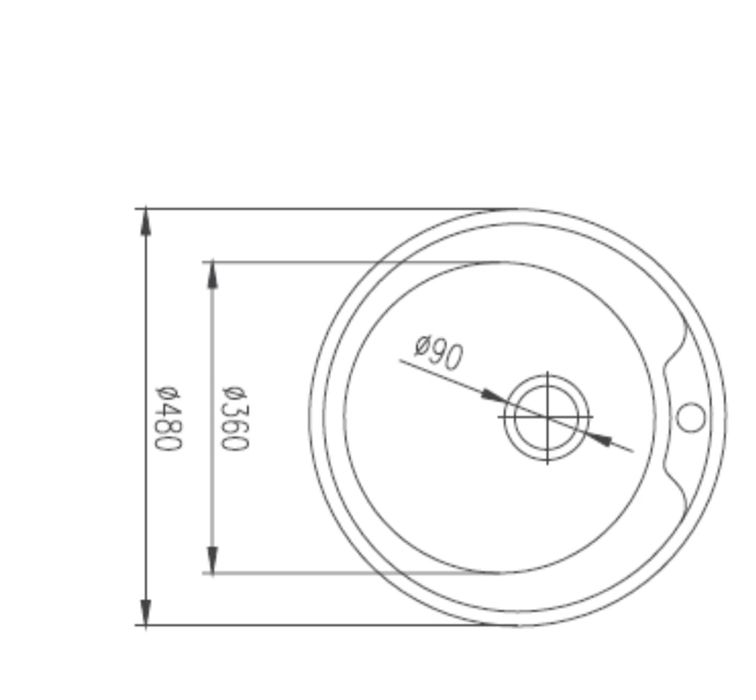 Nowy zlewozmywak 1- komorowy