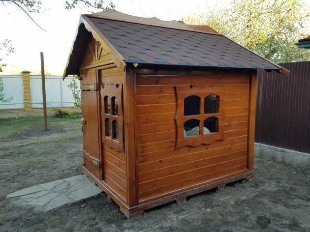 Будинок для дітей. Детский деревянный домик. Детский домик из дерева