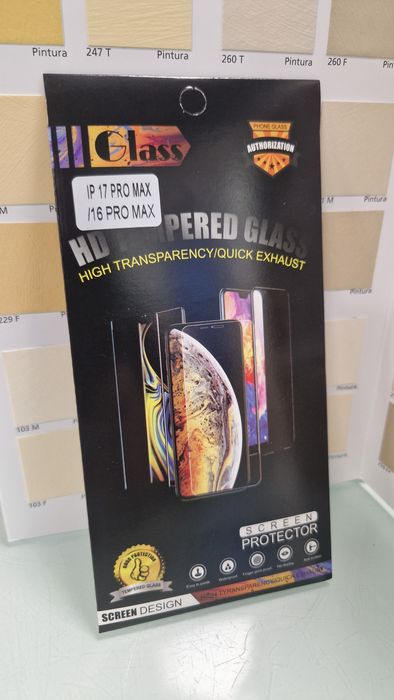 Hartowane szkło HARD 2.5D do Iphone 16 Pro Max / 17 Pro Max (mocniejsz