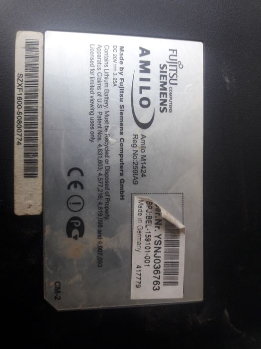 Ноутбук Аmilo m 1424