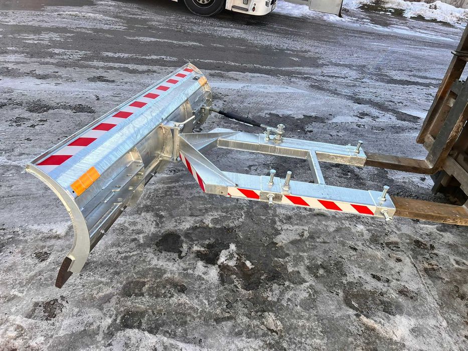 Pług do Wózka Widłowego odśnieżanie śnieg na widły ocynk POLSKA PROD