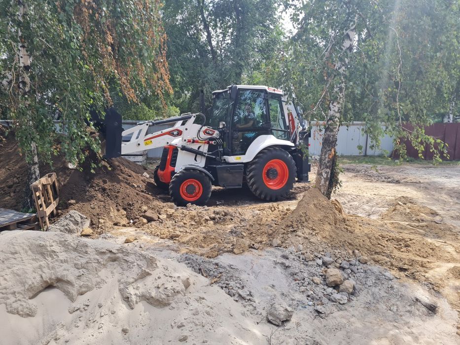 Услуги эксковатора-погрузчика, гидромолот, дорожная фреза .