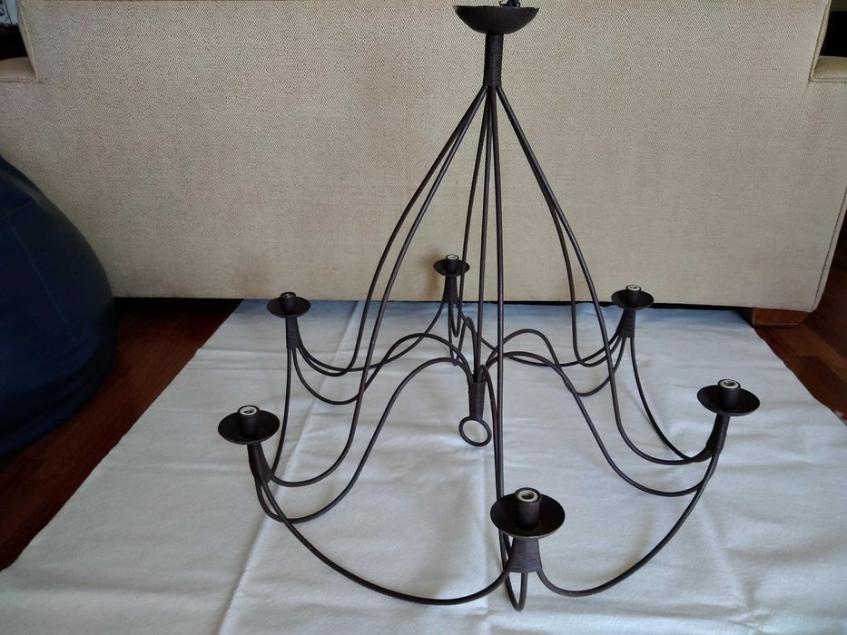 candeeiro de tecto - Lustre -  em ferro64751551898370121